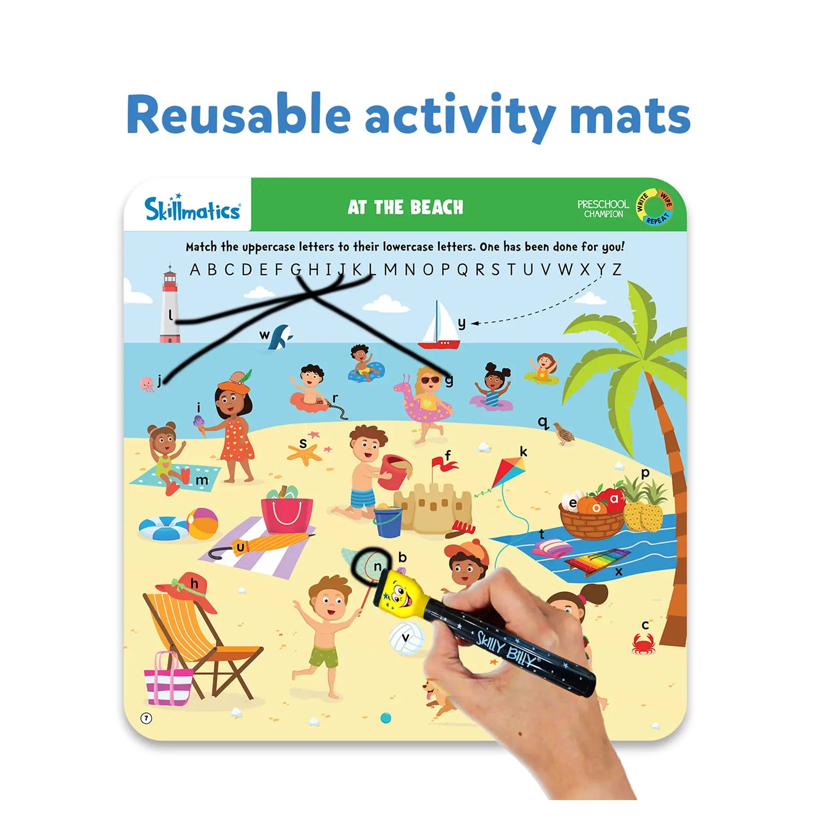 Skillmatics Preschool Champion puzzle pavimento 48 pezzi cerca e trova