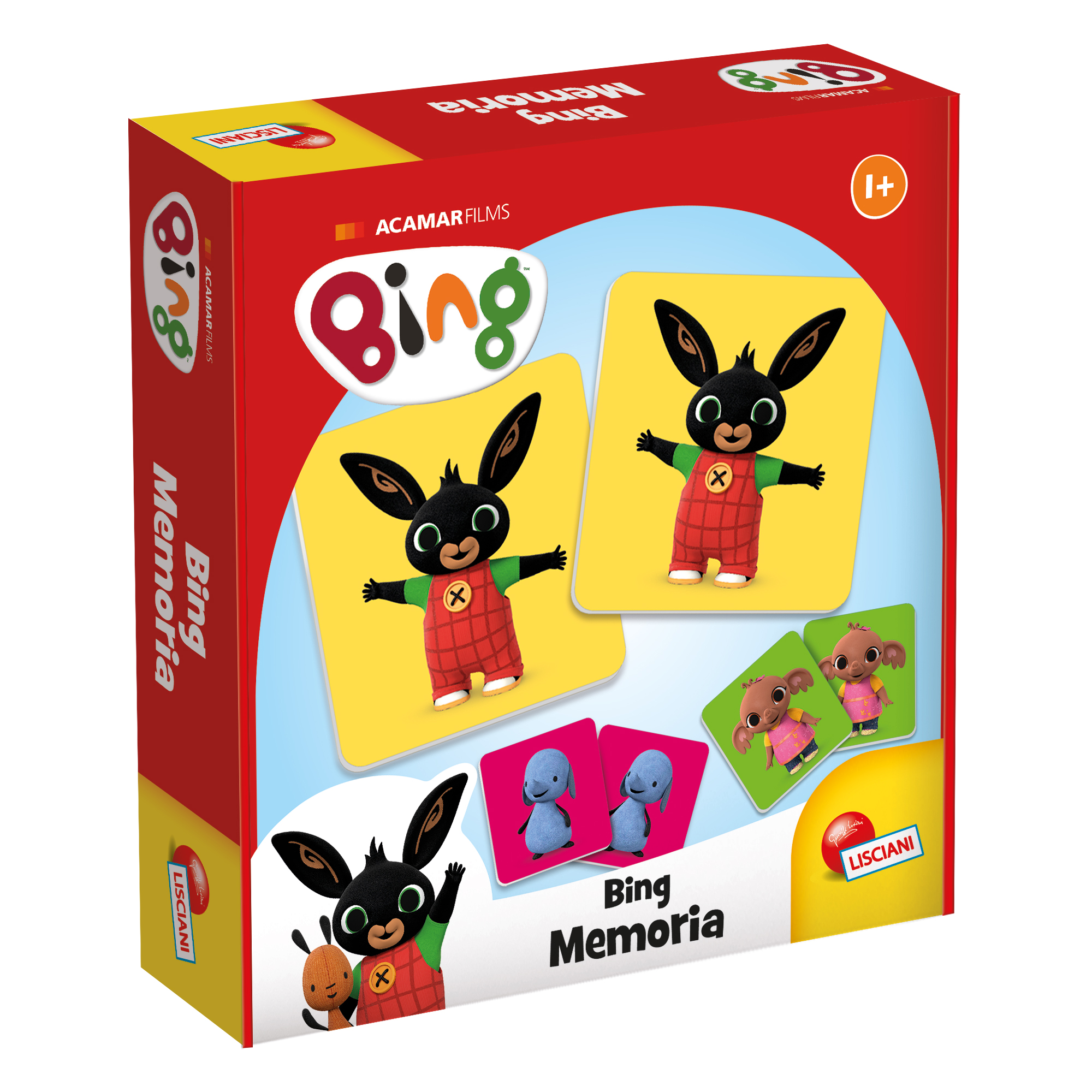 Lisciani Bing Memoria gioco memory 24 tessere