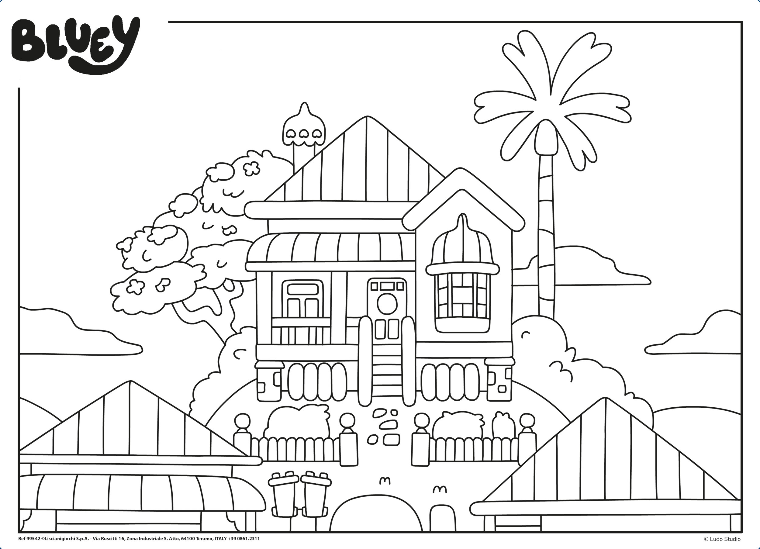 Lisciani Bluey M-Plus 24 Story Time puzzle bifacciale