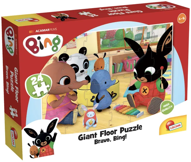 Lisciani Bing Giant Floor 24 Bravo Bing puzzle pavimento