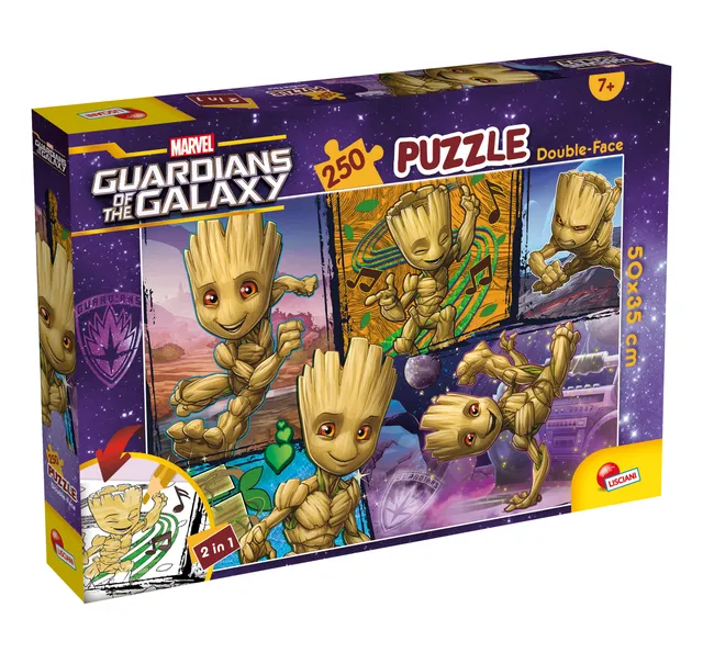 Marvel Puzzle DF Plus 250 Groot puzzle bambini da colorare