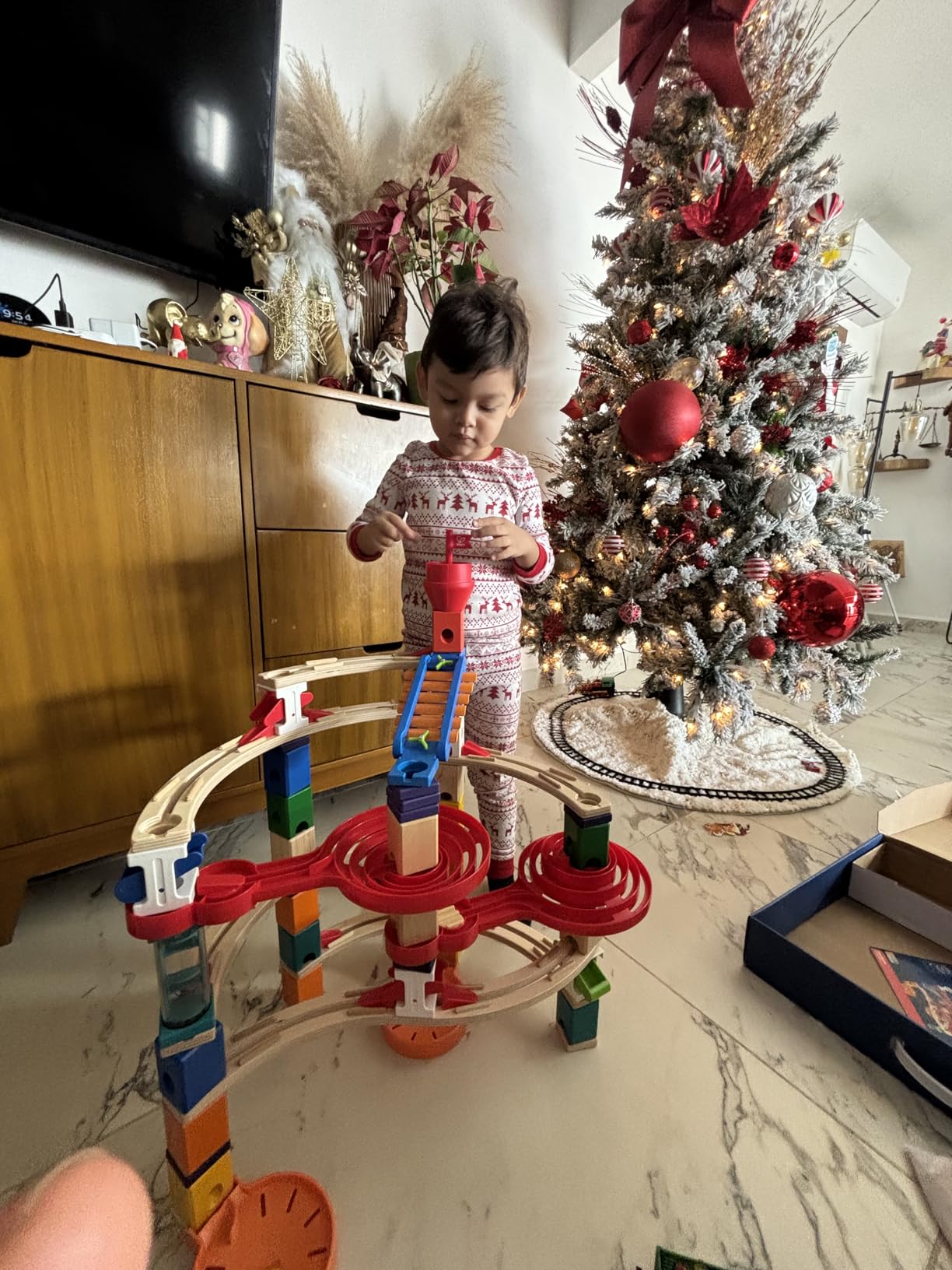 Hape Quadrilla Super Spirali pista biglie legno 129 pezzi
