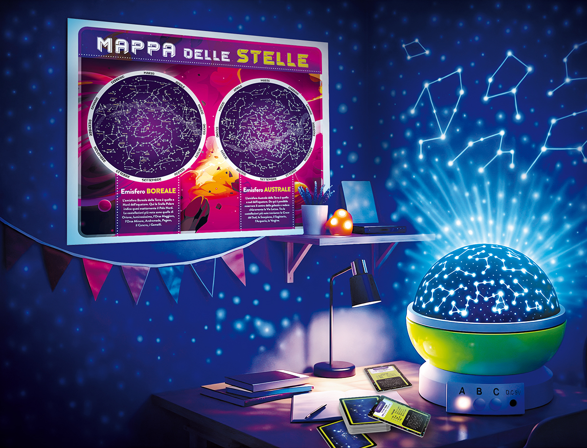 Lisciani I'm a Genius Super Planetario kit scientifico stelle