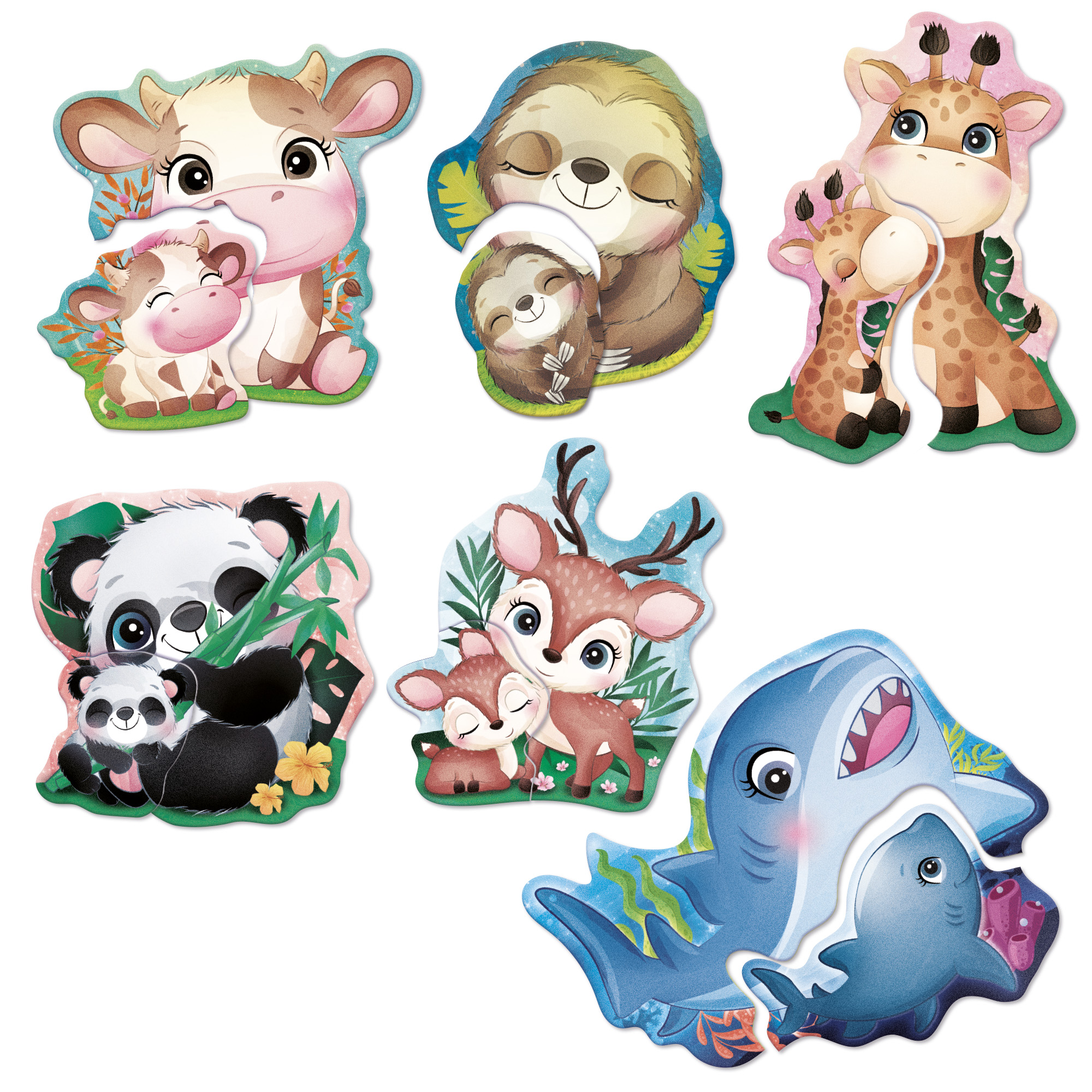 Lisciani Montessori Baby Touch My Baby gioco tattile cuccioli