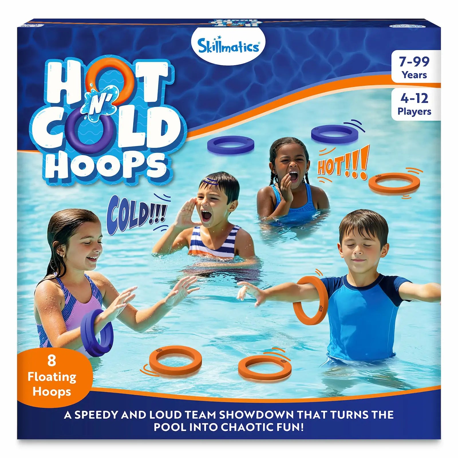 Skillmatics Hot & Cold Hoops gioco piscina squadre estate