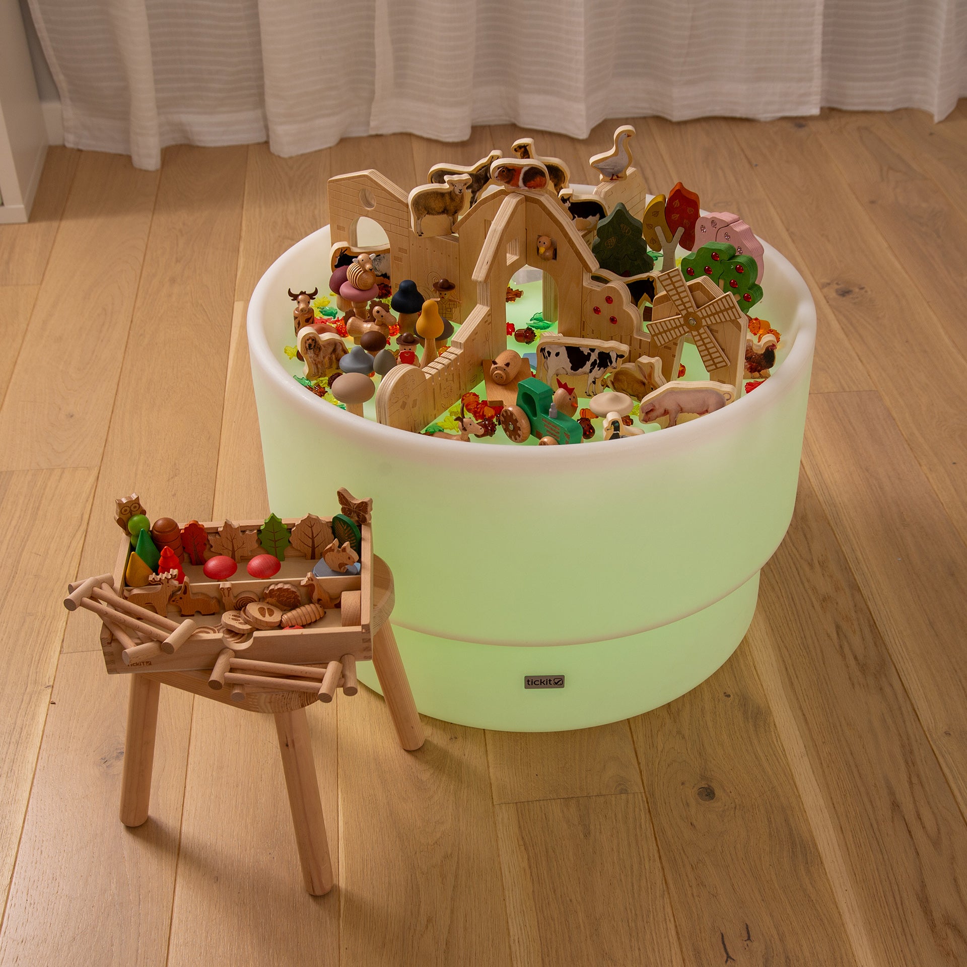 Tickit Small World Farm Bundle set fattoria legno