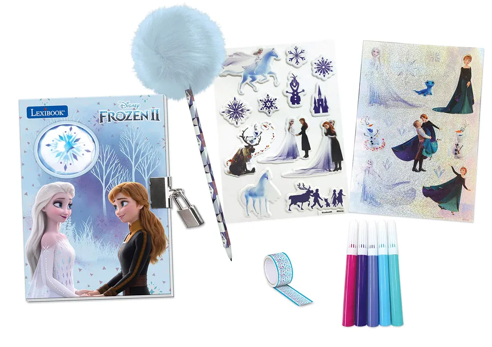 Lexibook Frozen SD30FZ diario segreto luminoso blu