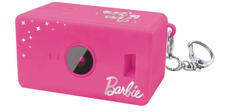 Barbie Mini Cam fotocamera digitale con portachiavi e filtri