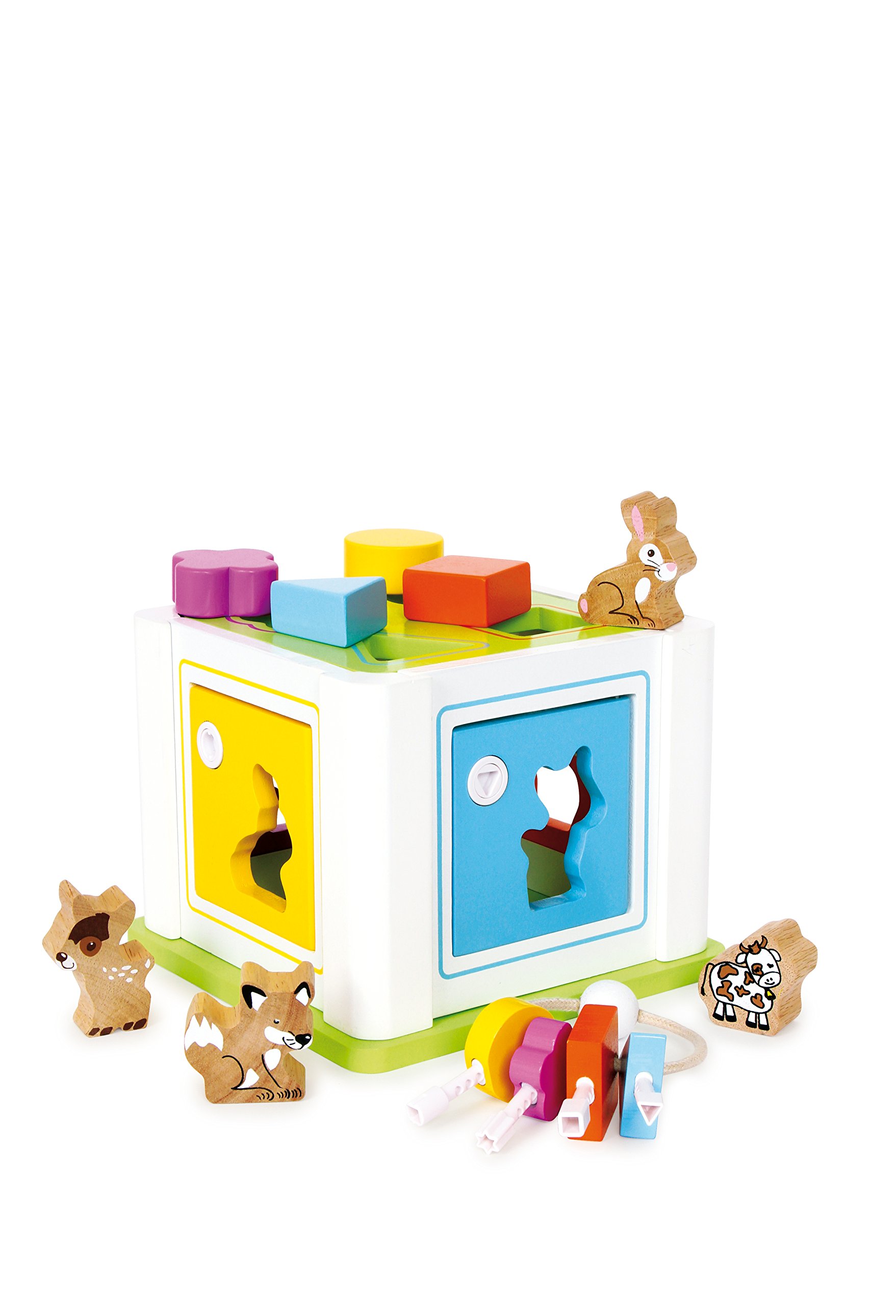 smallfoot Box Incastro cubo motricità legno 8 forme