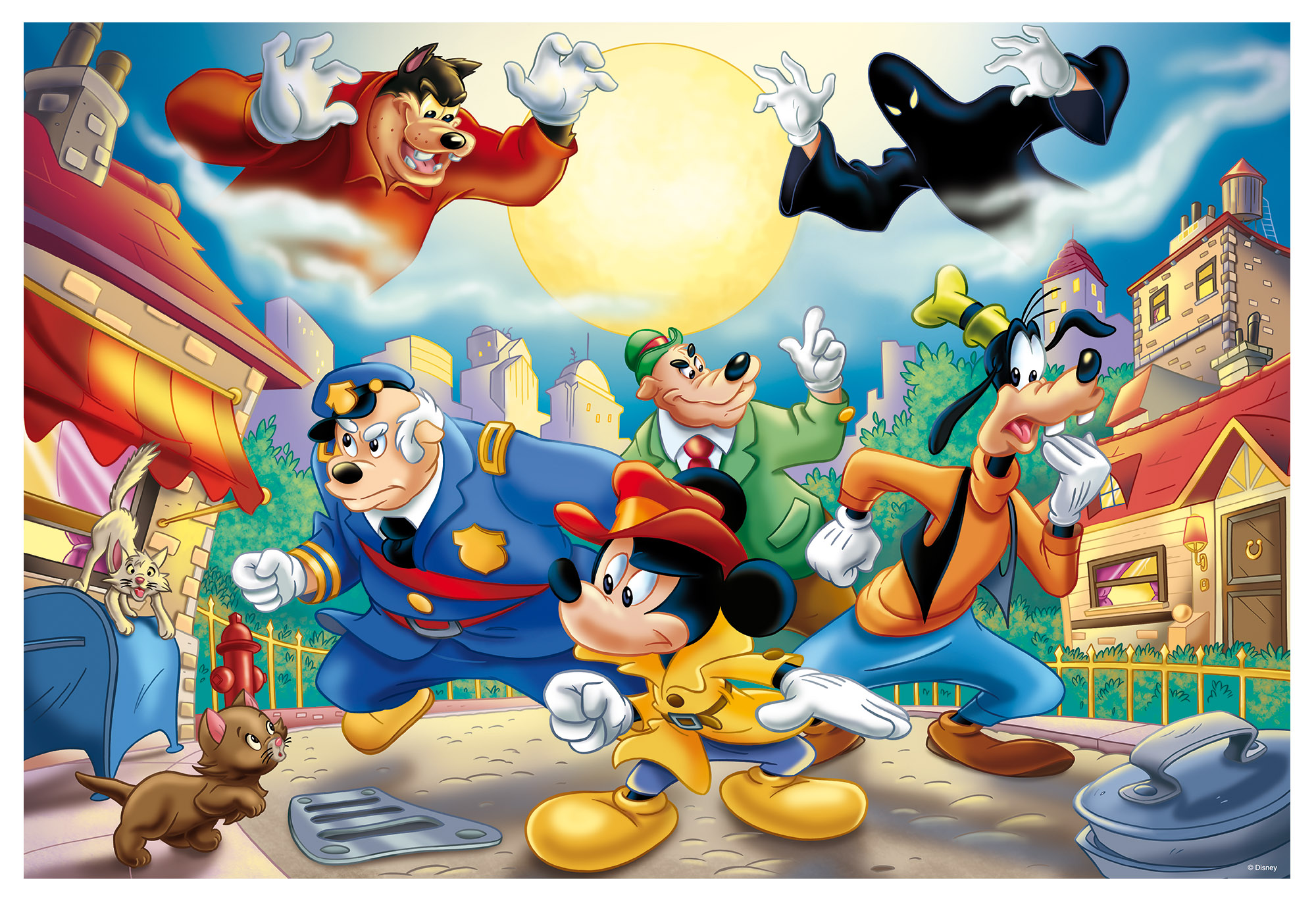 Disney Puzzle Df Plus 108 Mickey Detective puzzle double-face