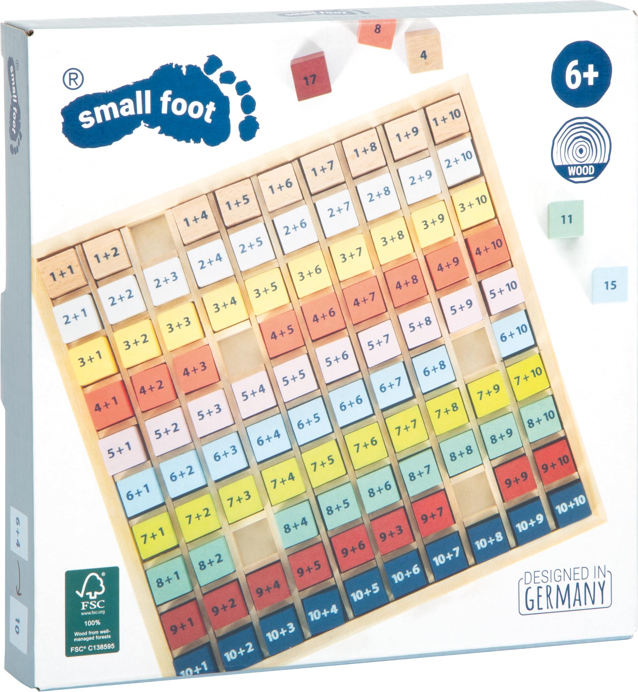 smallfoot Educate tavoletta addizione legno fino a 20