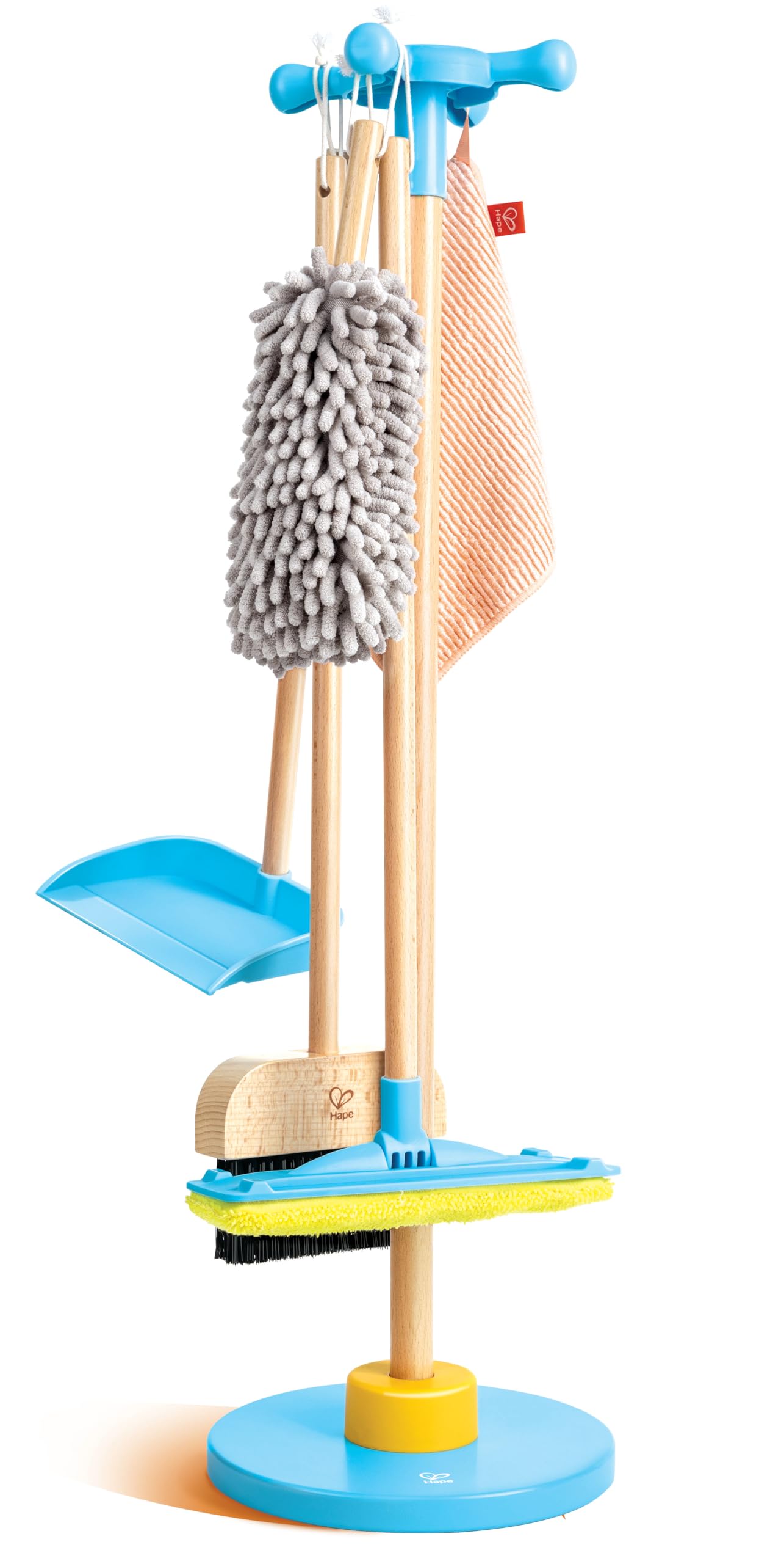 Hape Set Pulizia giocattolo con supporto per bambini