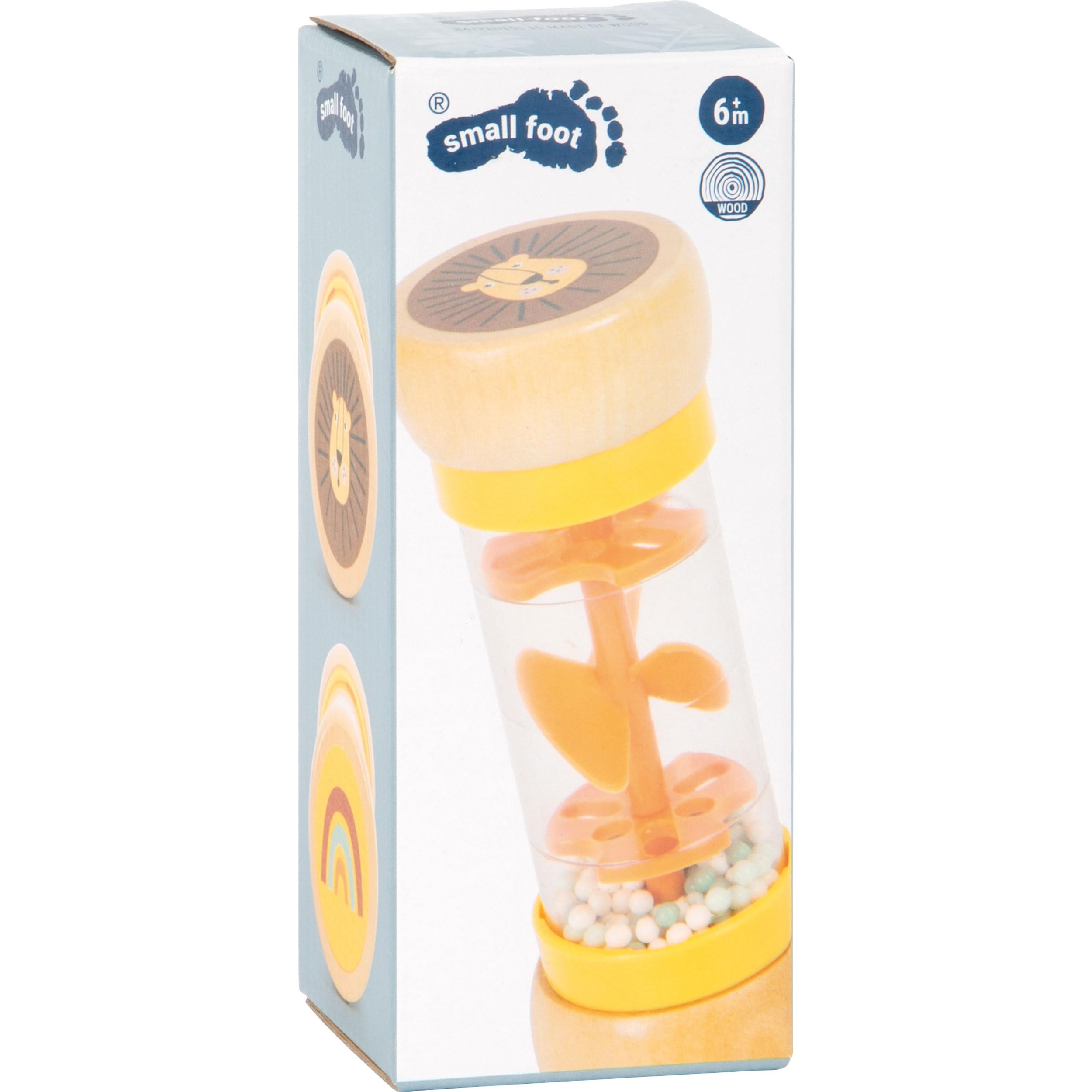 smallfoot Safari 12458 sonaglio pioggia legno 6 mesi