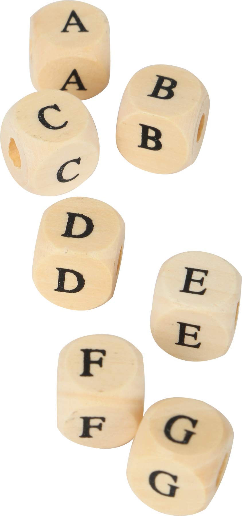 Small Foot Catene di Lettere Kit Perline Legno 300 Pezzi