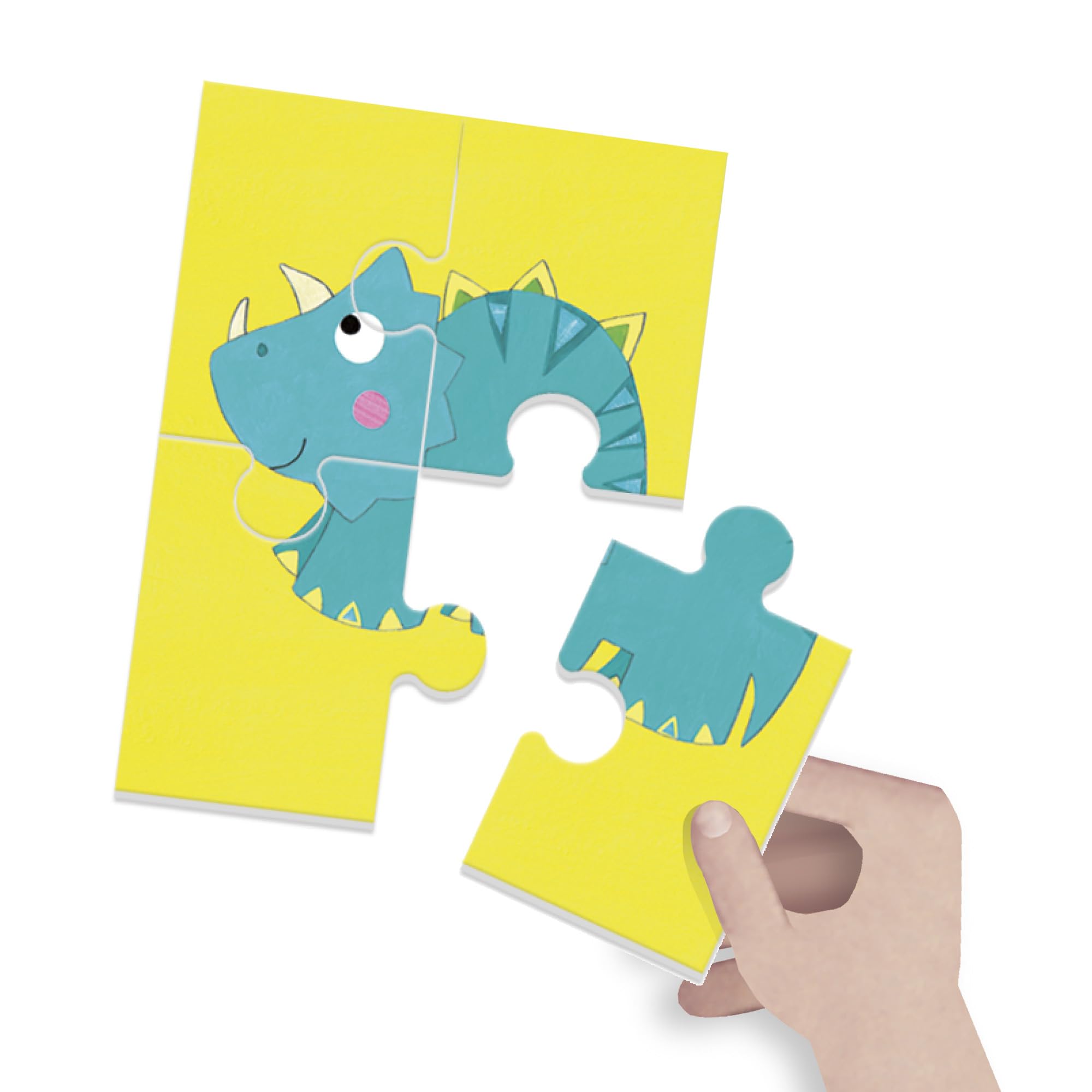 Headu Puzzle 8+1 Dinosaurs puzzle double-face 8 puzzle