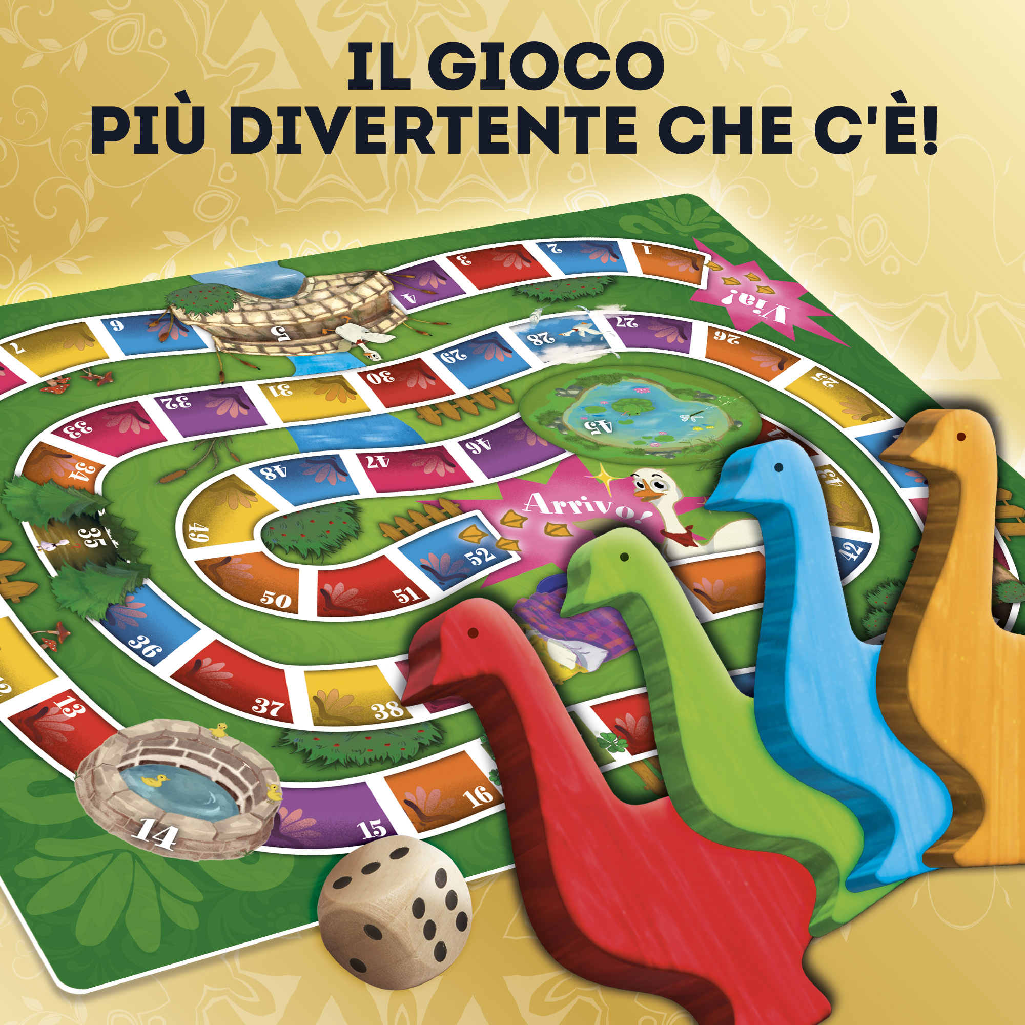 Lisciani Giochi Ludoteca Gioco dell'Oca Classic gioco da tavolo
