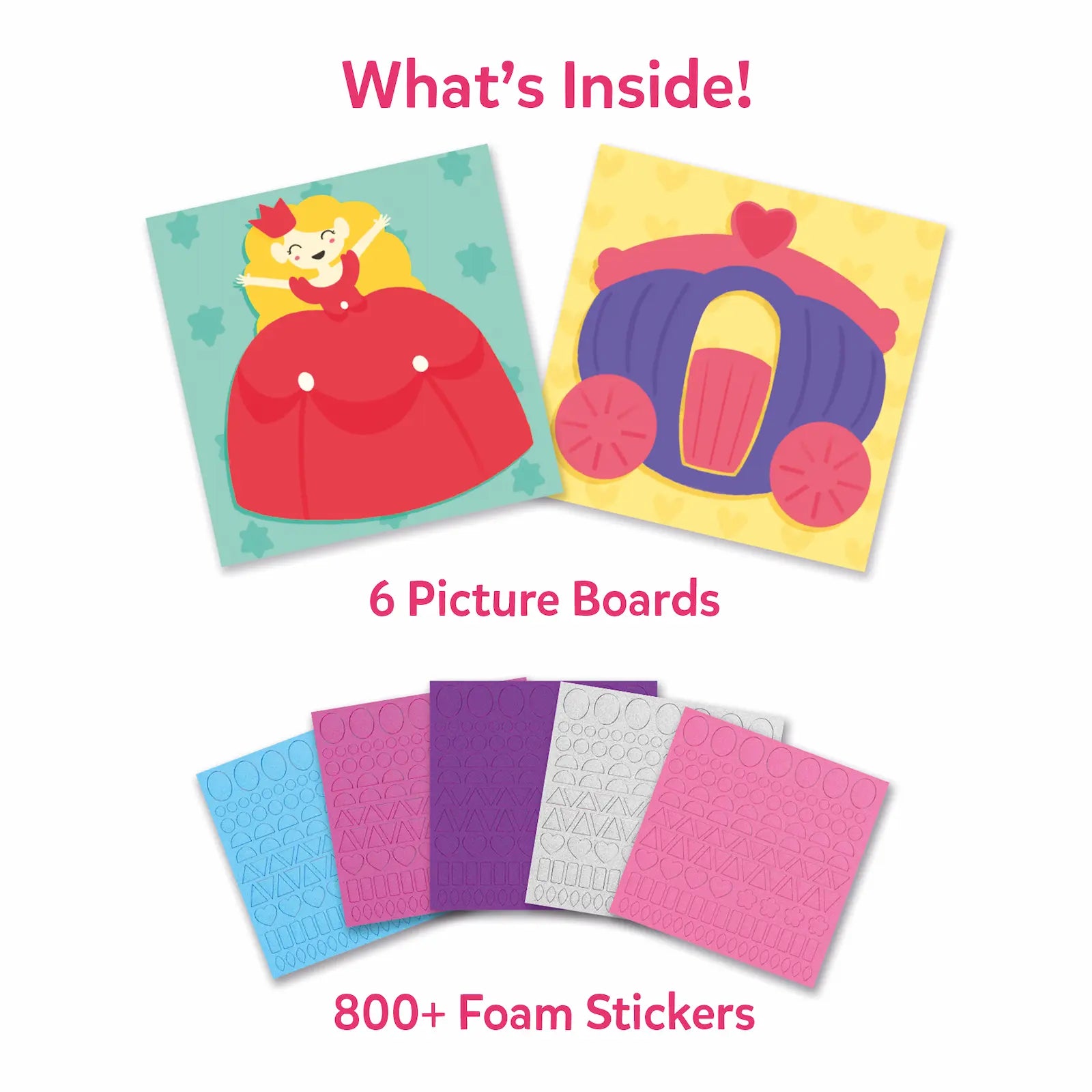 Skillmatics Fun with Foam Unicorn Princess sticker art 800 pezzi