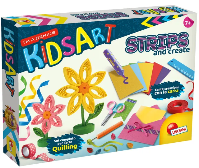 Lisciani I'm a Genius Strips and Create kit creativo quilling