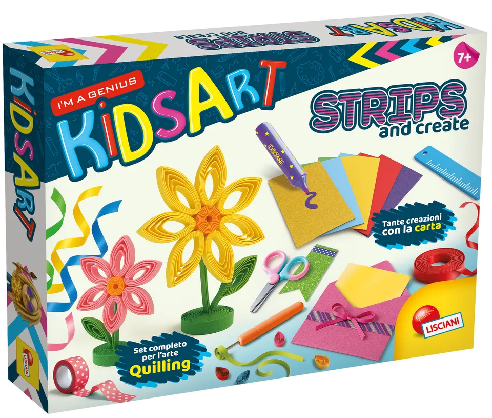 Lisciani I'm a Genius Strips and Create kit creativo quilling