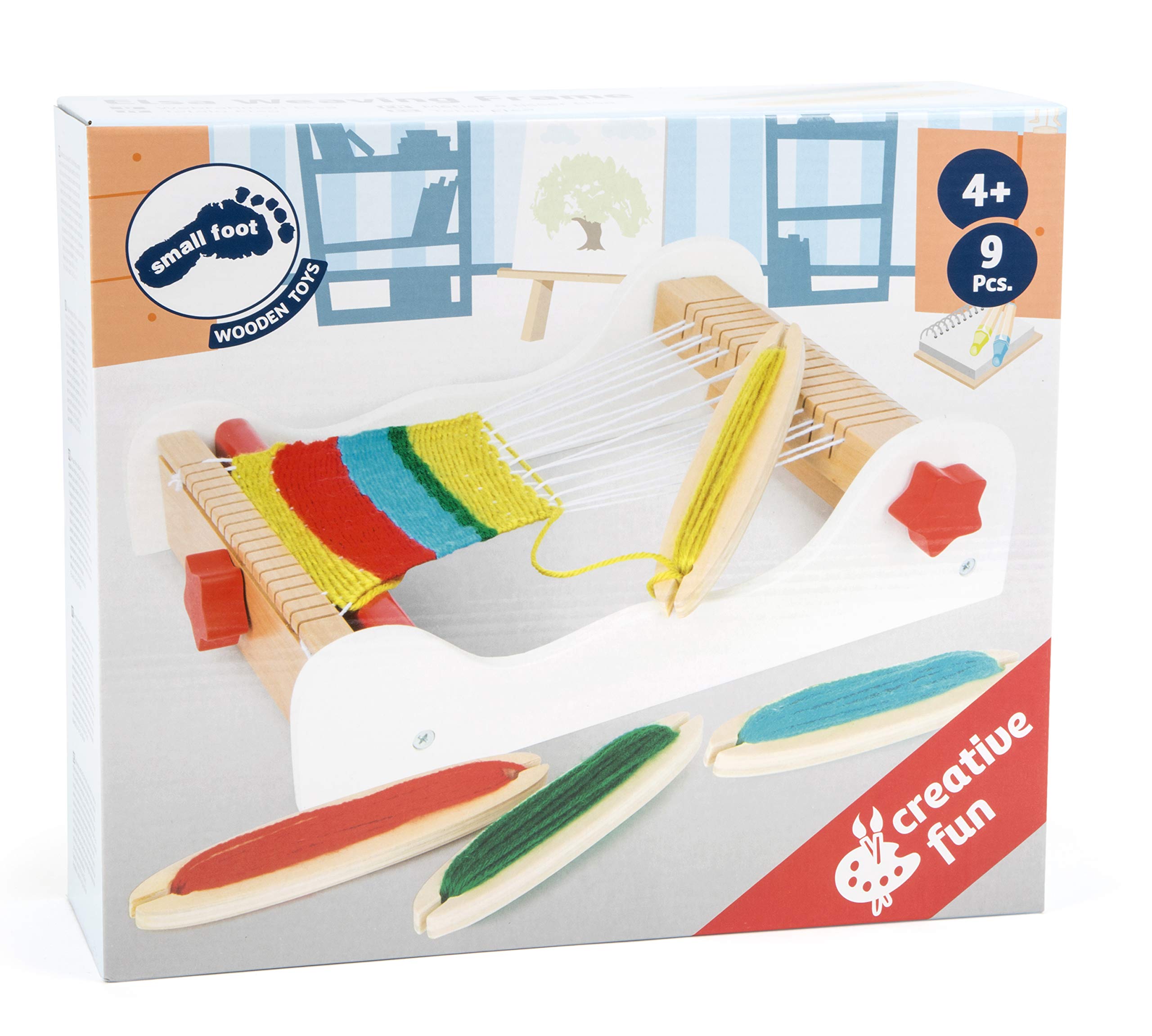 smallfoot Elsa 12042 telaio tessitura legno bambini