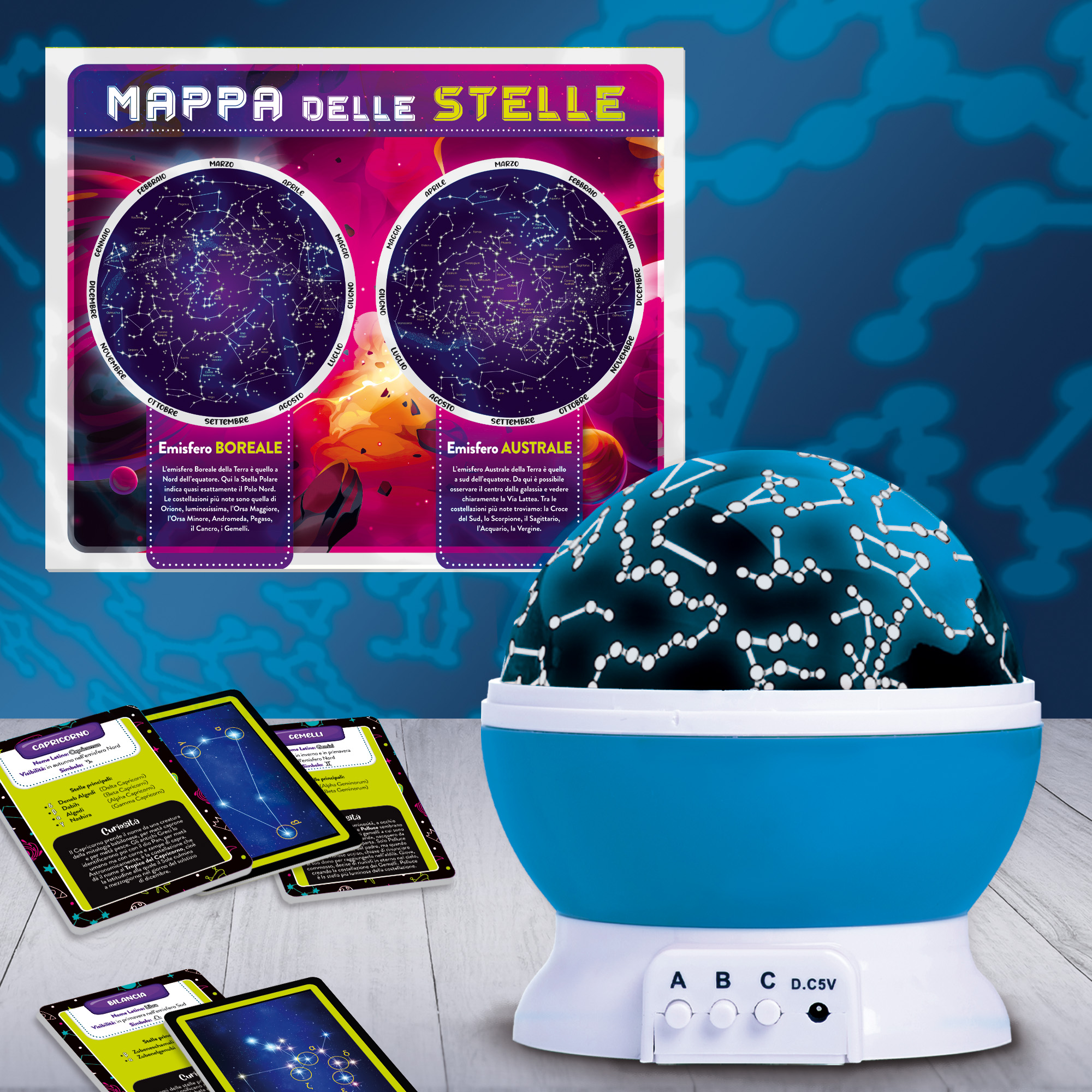 Lisciani I'm a Genius Super Planetario kit scientifico stelle