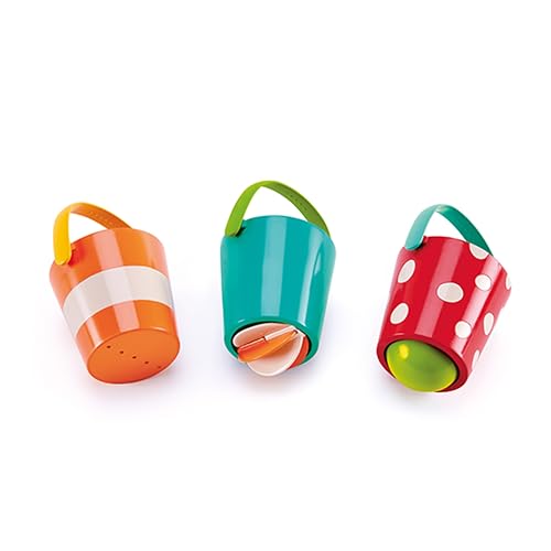 Hape Allegri Secchielli giochi bagnetto 3 pezzi 12M+