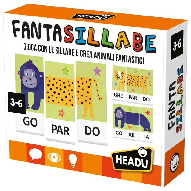Headu Fantasillabe gioco educativo sillabe 3-6 anni