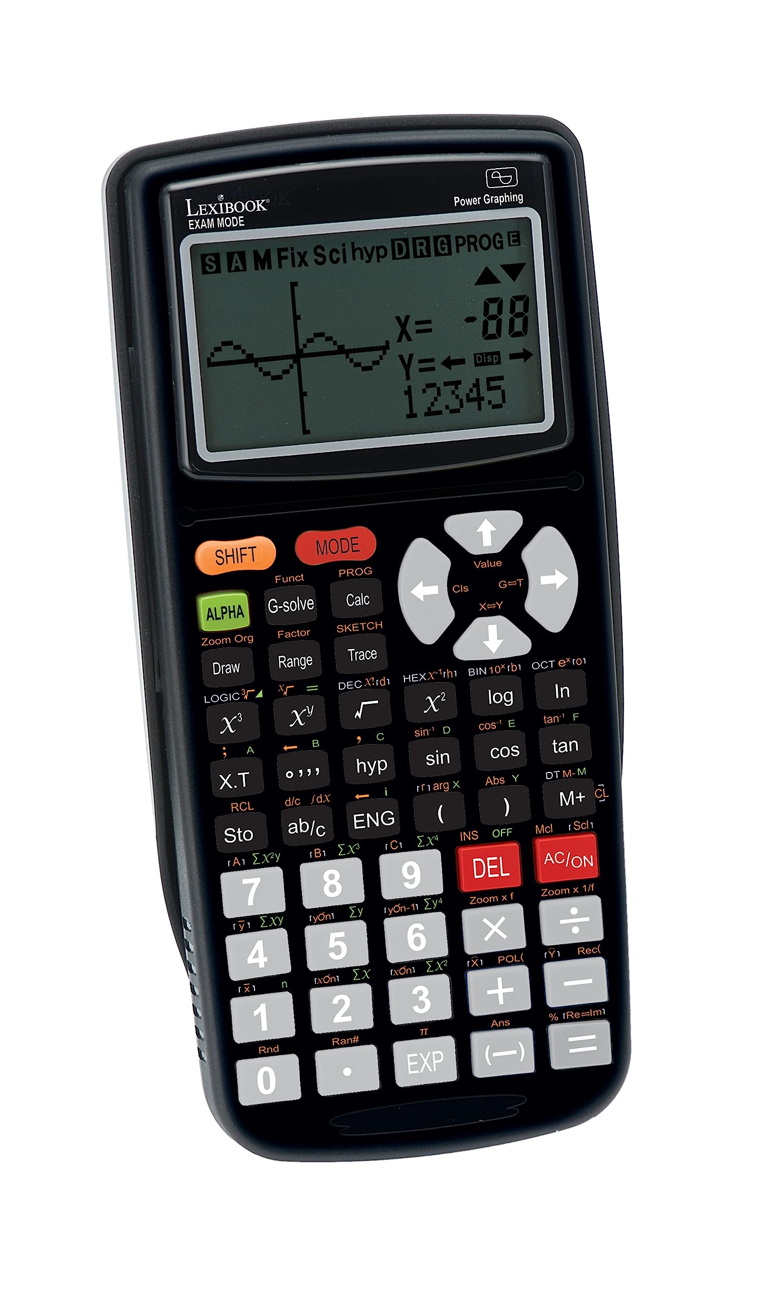 Lexibook GC3001 calcolatrice grafica nera modalità esame