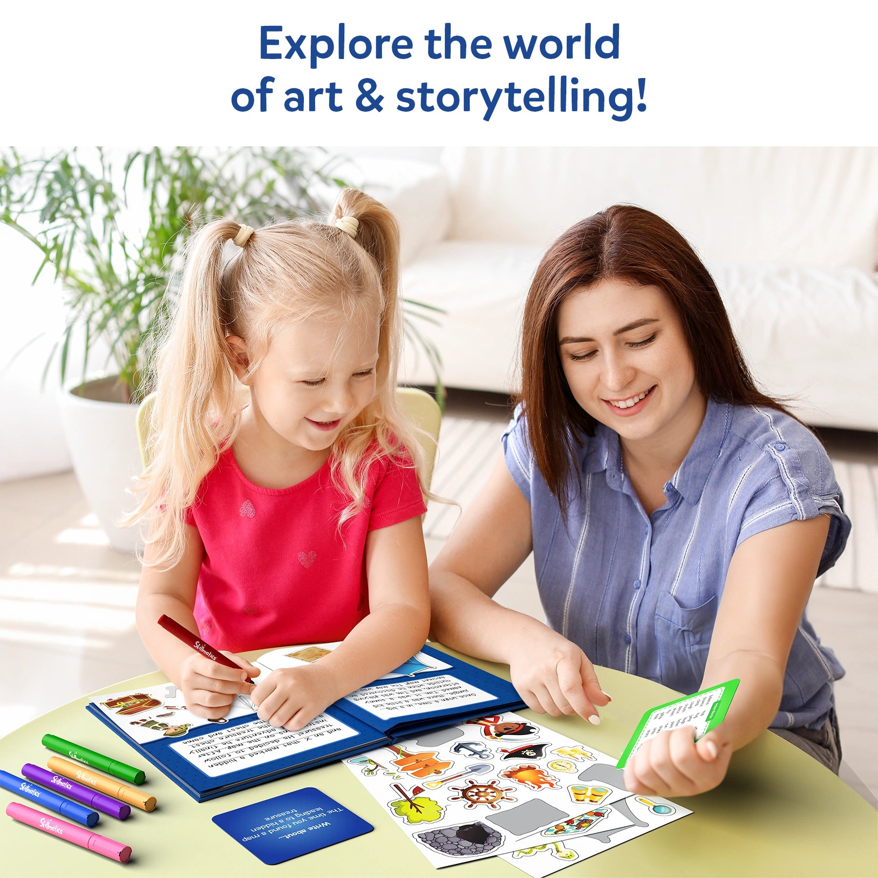 Skillmatics My Storybook All My Adventures kit creativo 5-10 anni