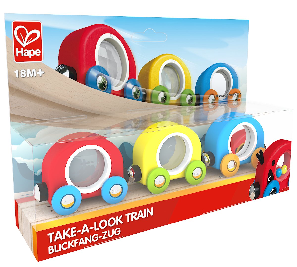 Hape Treno Viaggio Giungla trenino legno con animali