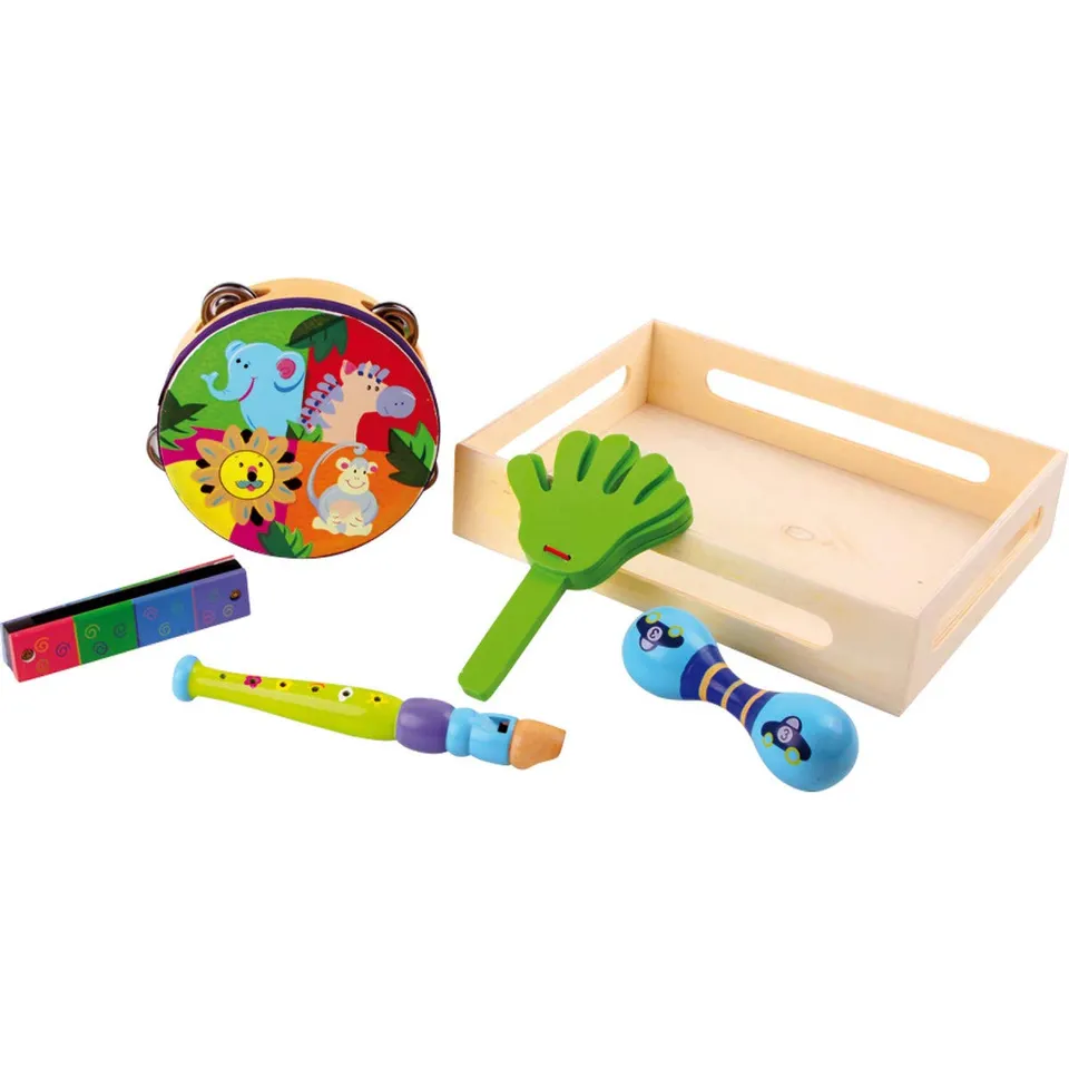 smallfoot Safari 6963 set musicale legno per bambini