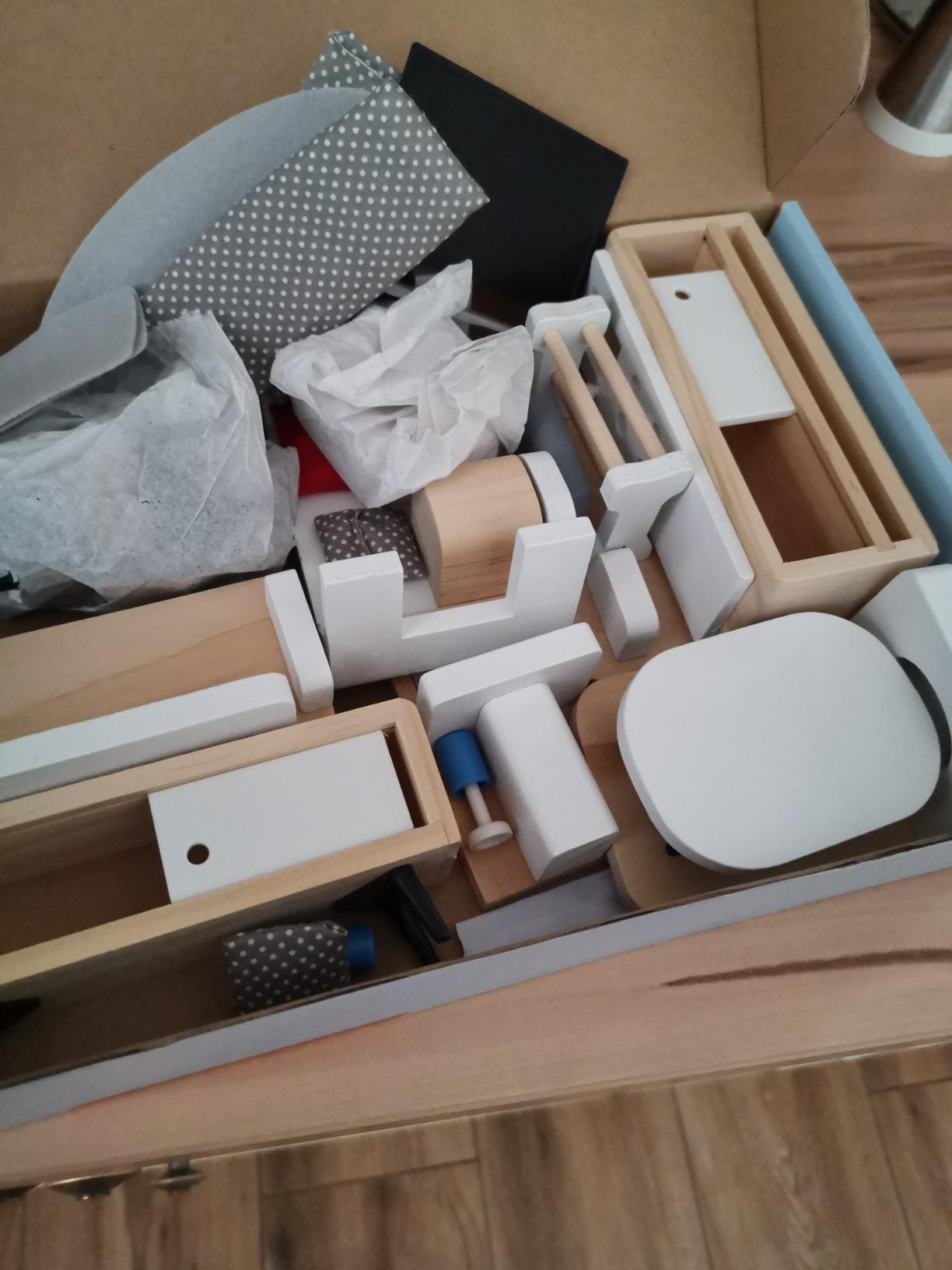 smallfoot 11414 mobili casa bambole legno 4 stanze