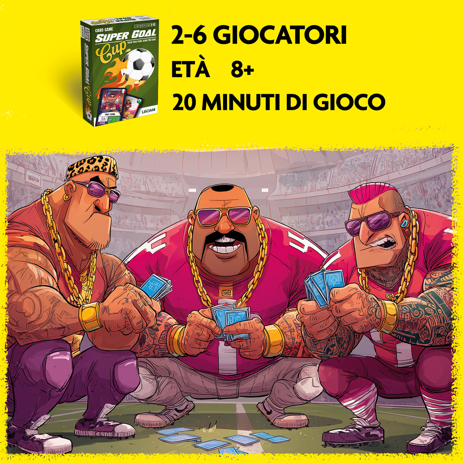 Ludoteca Super Goal Cup gioco di carte calcio