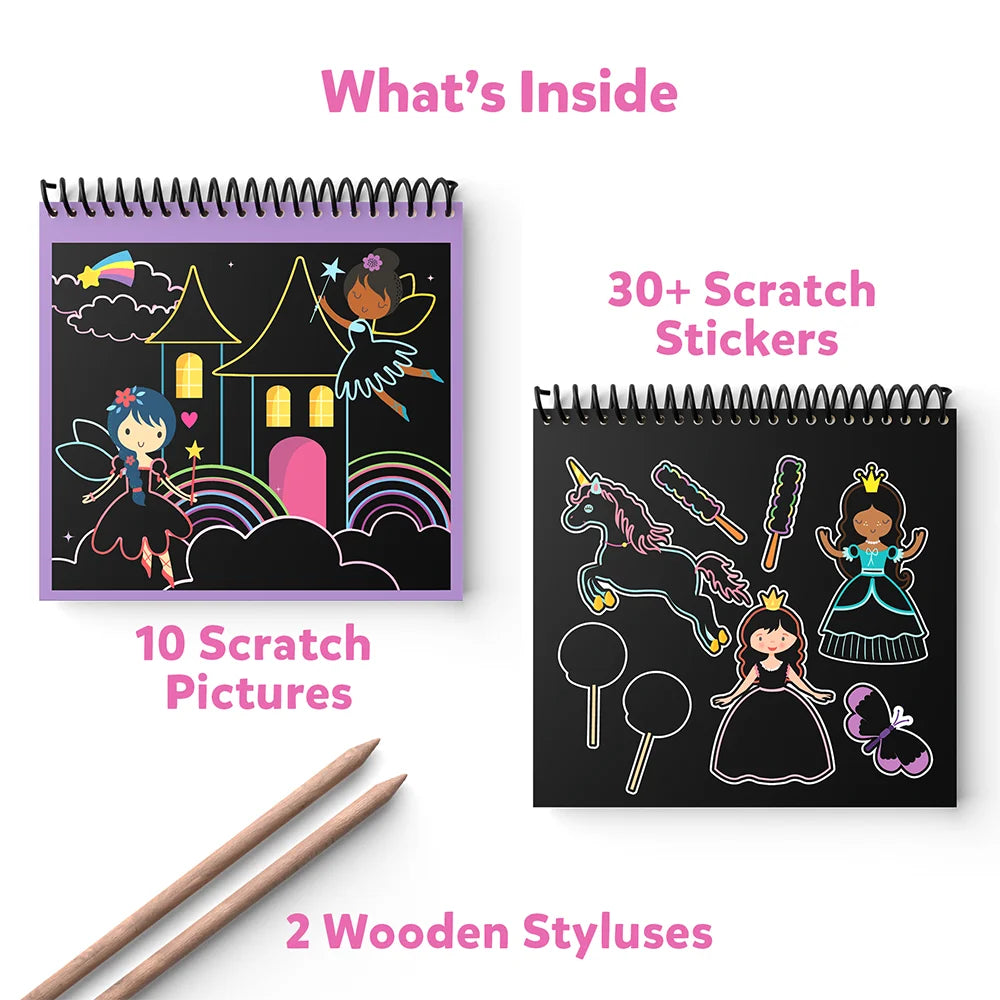 Skillmatics Magical Scratch Art Unicorns kit gratta 3-8 anni
