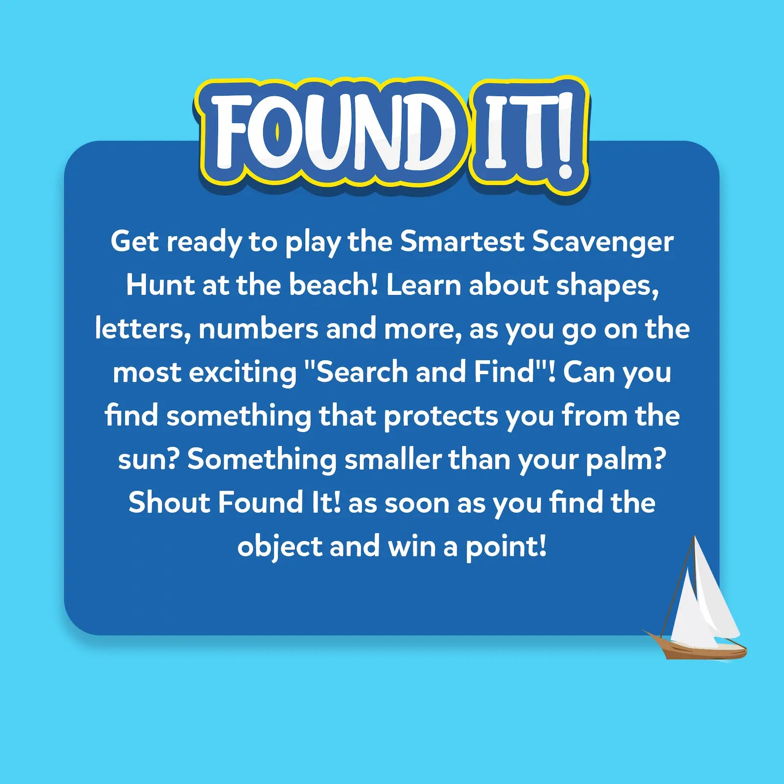 Skillmatics Found It At the Beach gioco carte spiaggia