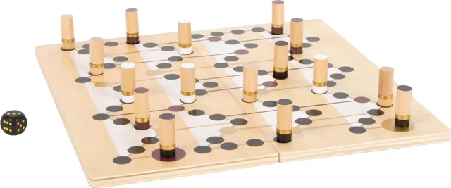 smallfoot Gold Edition ludo e scale gioco in legno