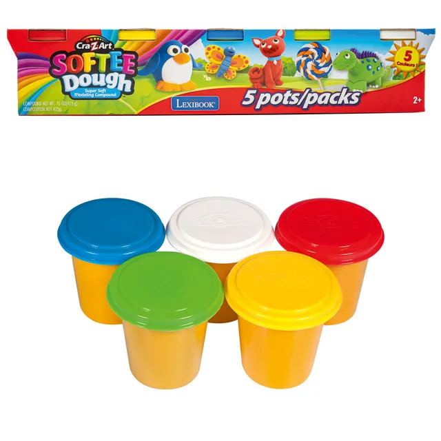 Lexibook Softee CRDOUGH2 paste modellabili 5 colori