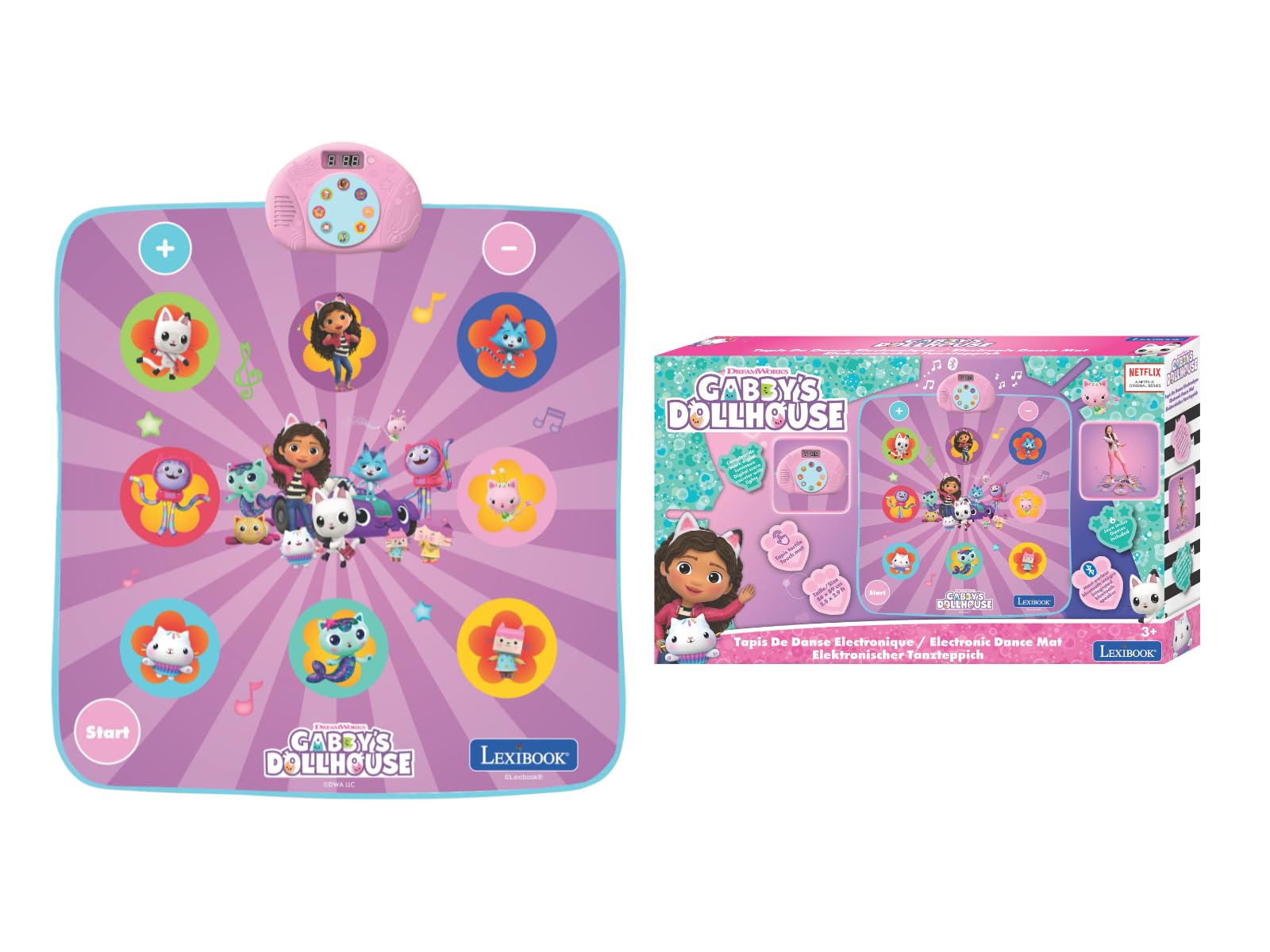Lexibook Gabby DM10GDH Tappeto Danza Elettronico Viola