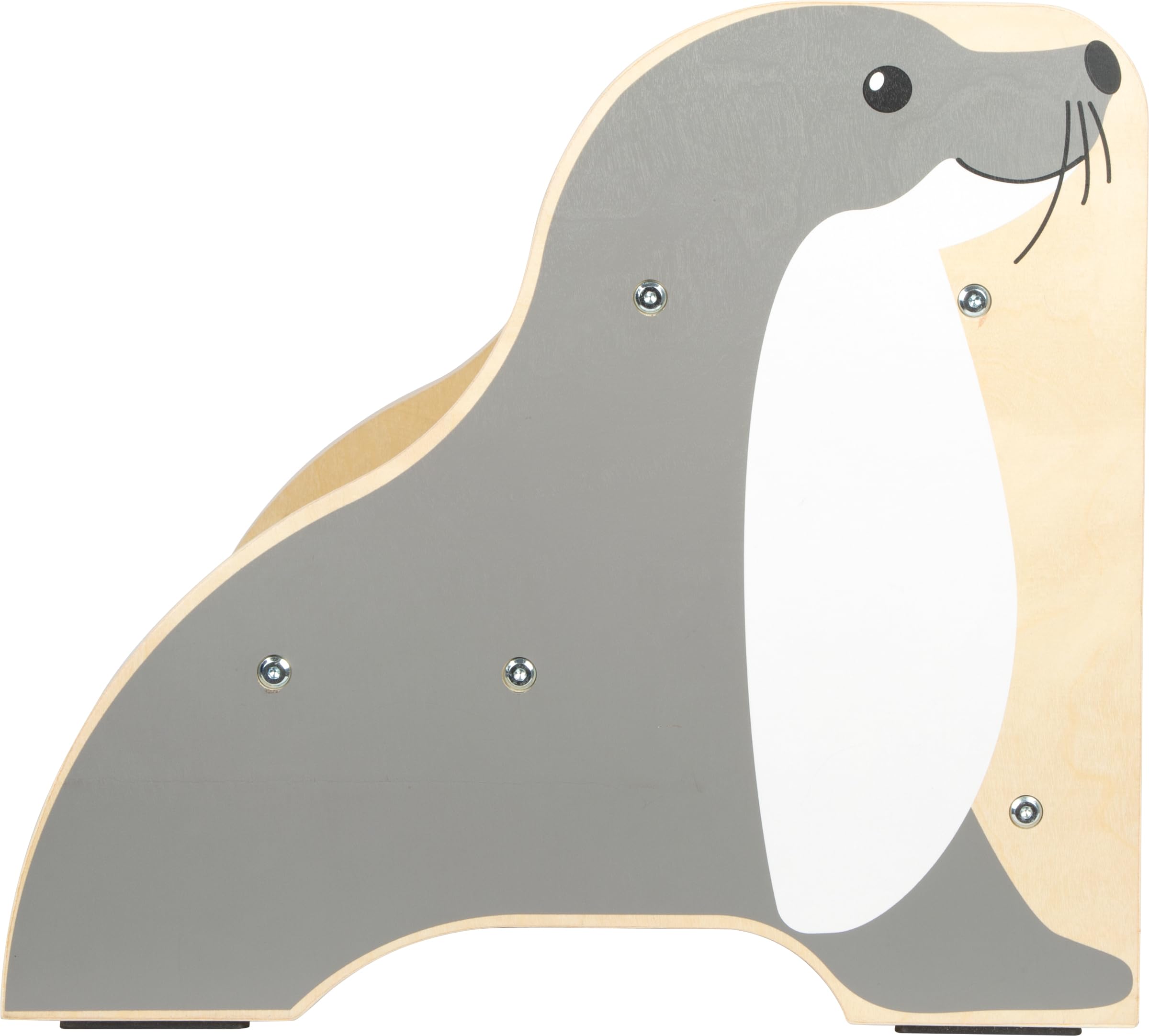 smallfoot Wildlife 12669 sgabello legno foca antiscivolo