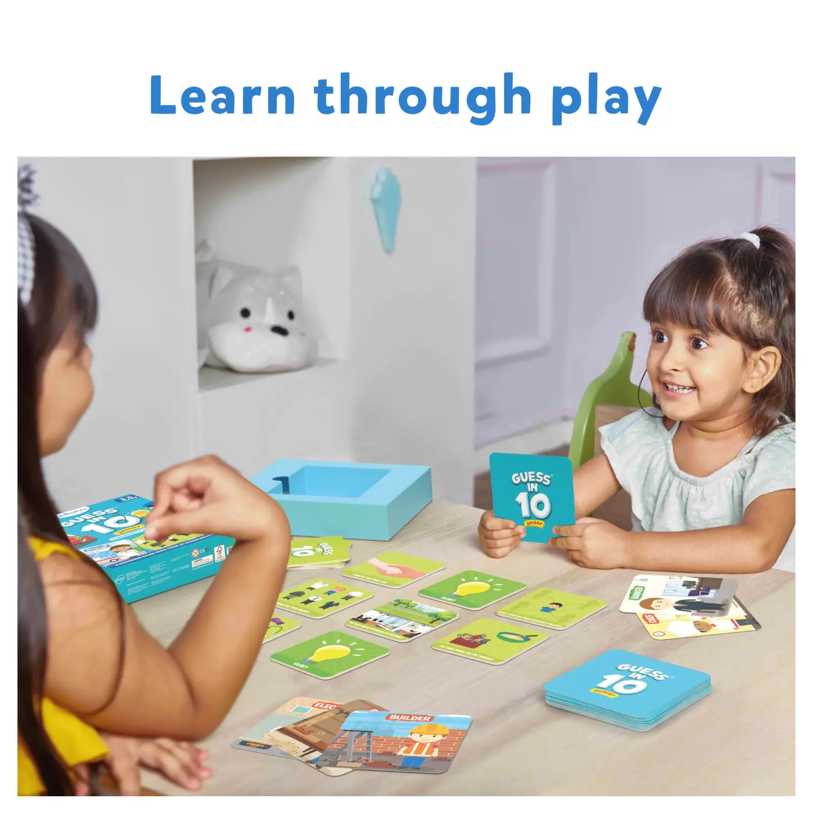 Skillmatics Guess in 10 Junior Classroom gioco carte mestieri