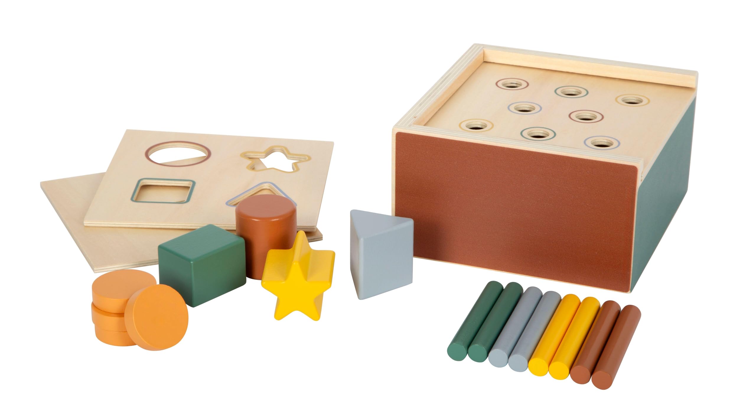 smallfoot 12743 incastri Montessori scatola legno FSC