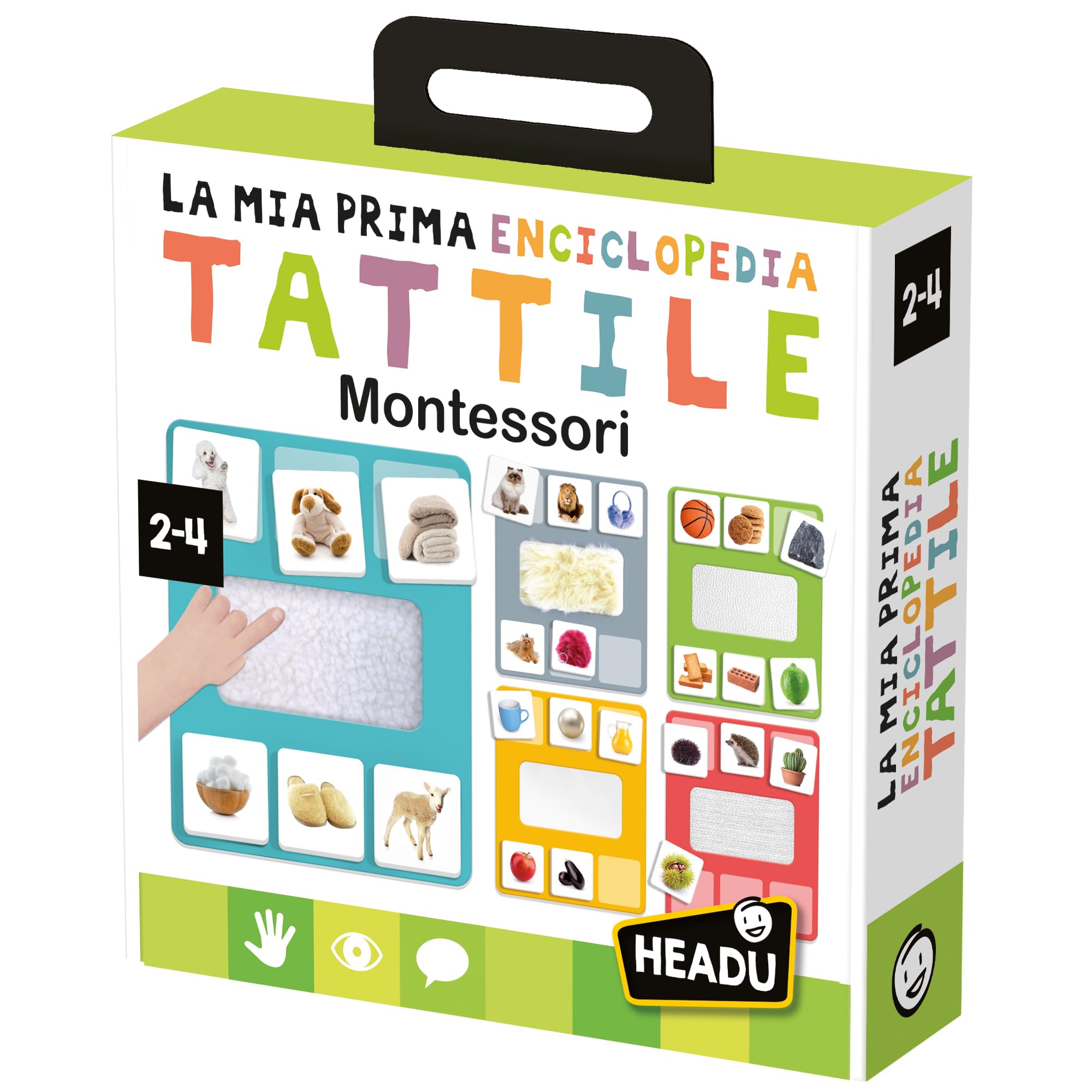 Headu La Mia Prima Enciclopedia Tattile gioco 2-4 anni