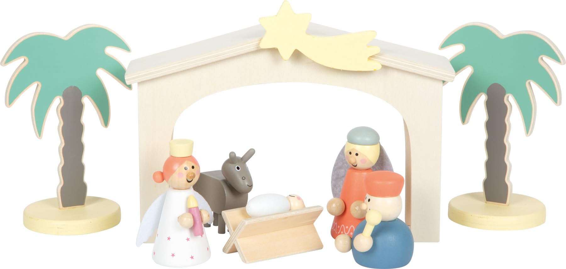 smallfoot Natale 12689 Presepe presepe legno gioco dai 3 anni
