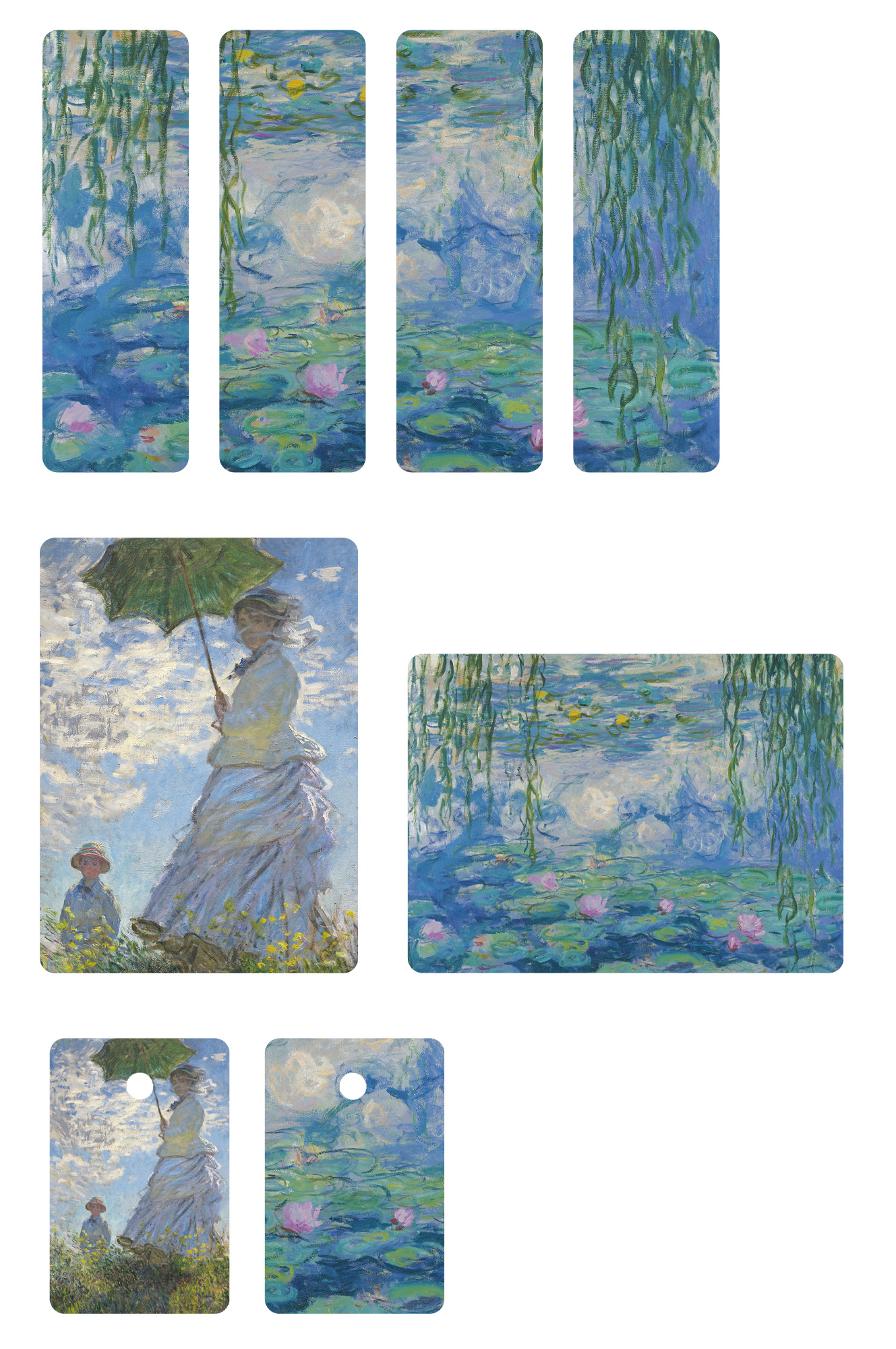 Lisciani Art Monet Water Lilies puzzle gift set con cartoline