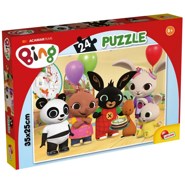 Lisciani Bing M-Plus 24 Puzzle Bambini Happy Birthday