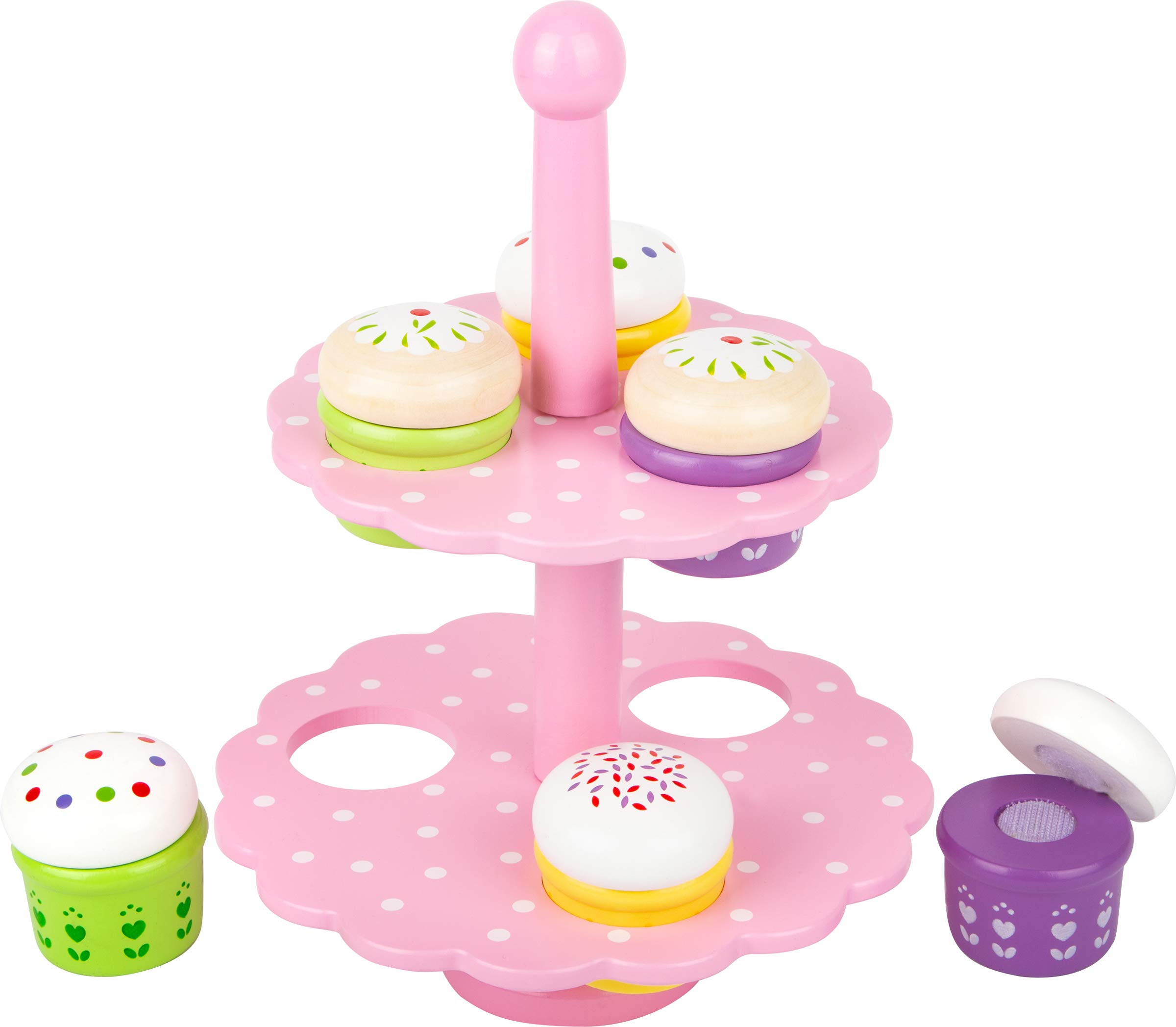 smallfoot 3309 Muffin etagere legno con 6 muffin