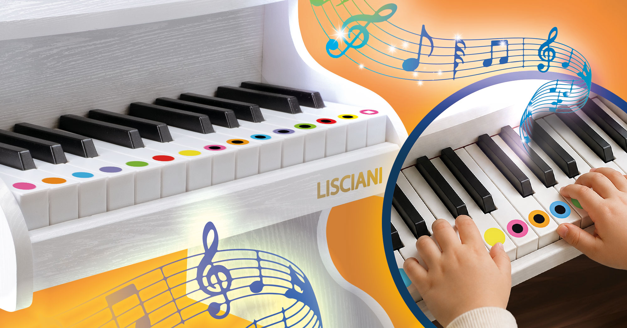 Lisciani Montessori Pianoforte Scuola di Musica pianoforte legno