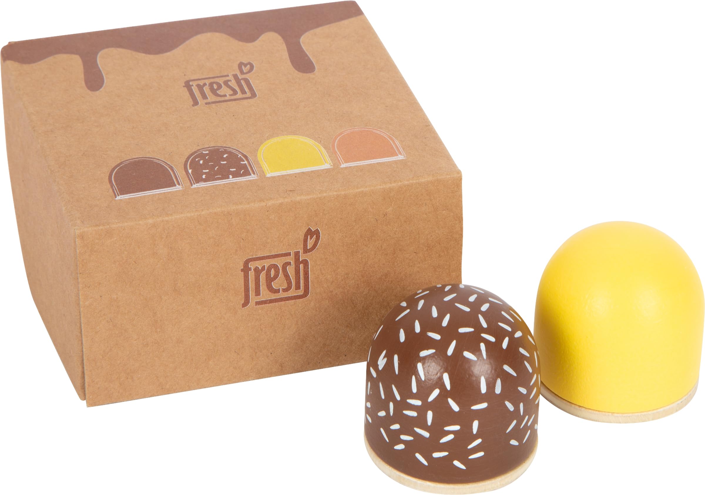 smallfoot Fresh baci di cioccolato cibo in legno 4 pezzi
