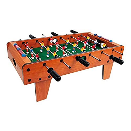smallfoot 6702 calcetto da tavolo legno calcio balilla