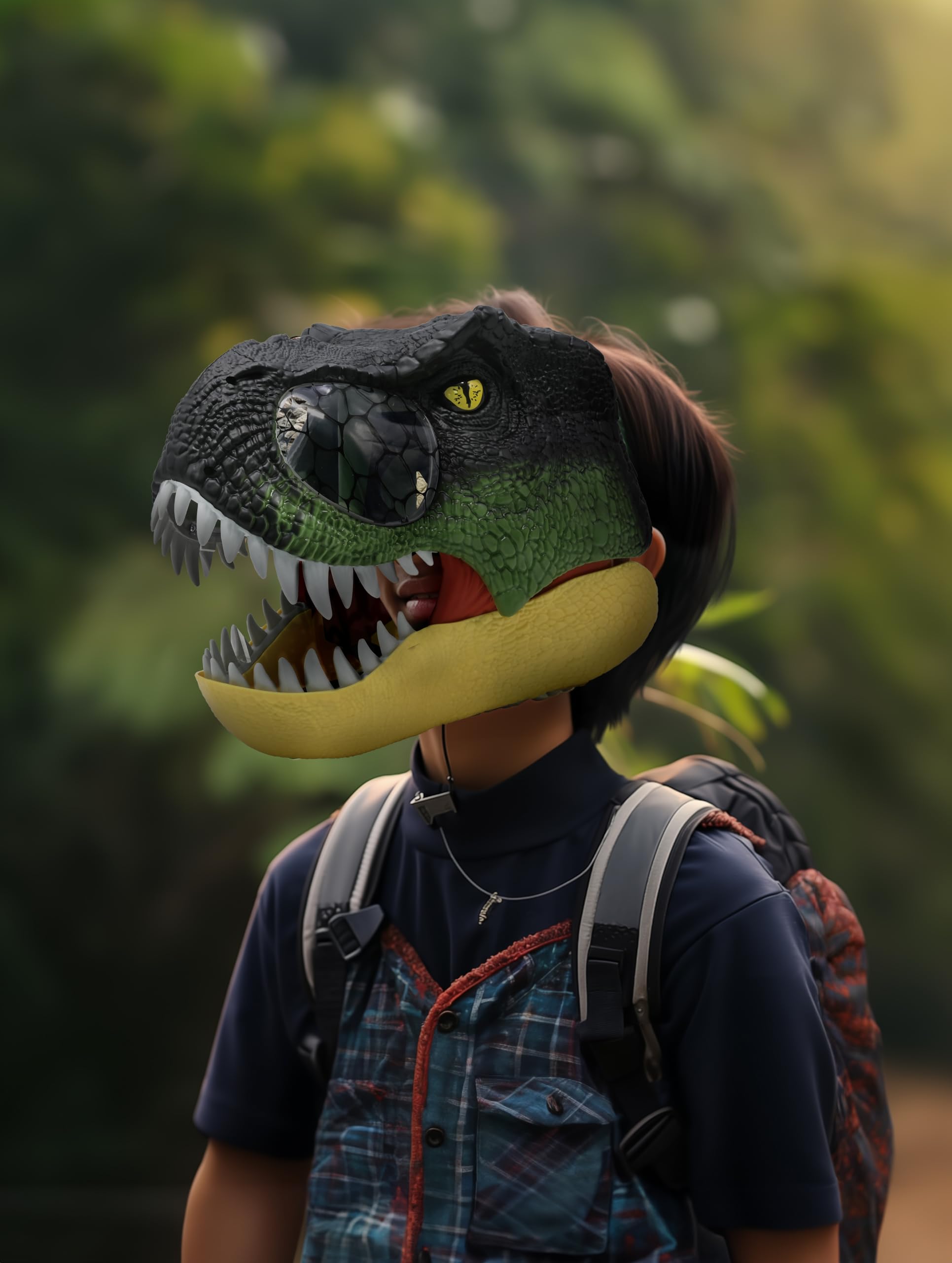 Lexibook RPDINO01 maschera dinosauro con ruggiti e luci